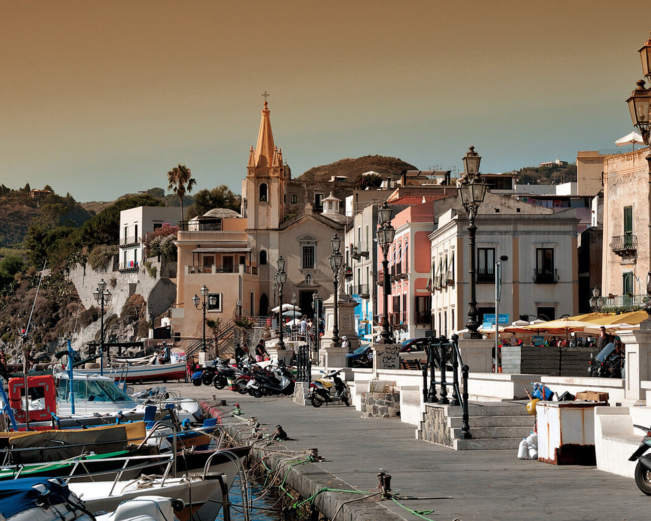 Séjour à Lipari, Sicile