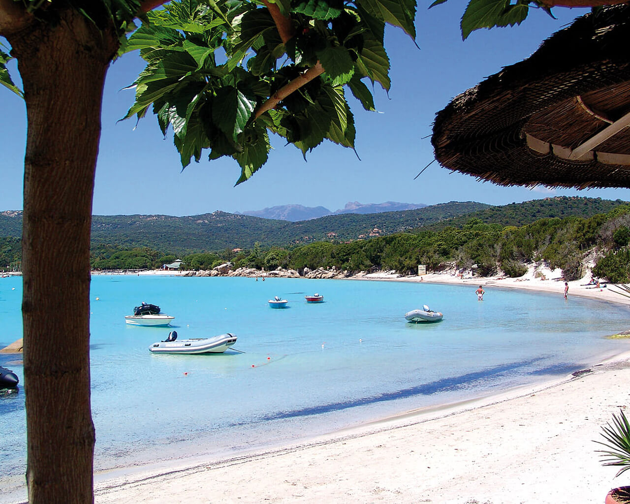 Voyages en Corse, plage de Santa Giulia