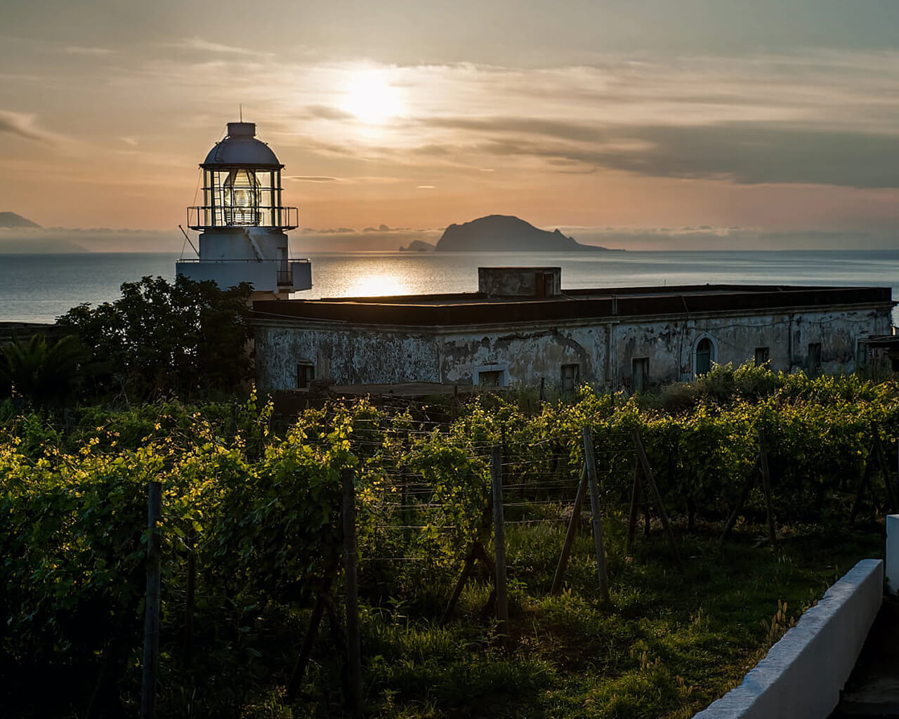 Salina, îles eoliennes, Sicile