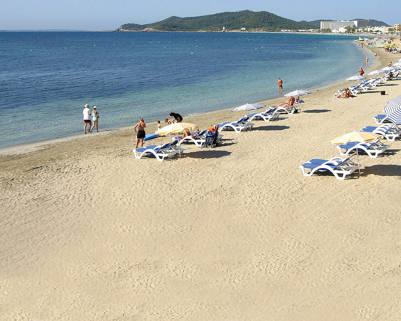 Vacances à Playa den Bossa, Ibiza, Espagne