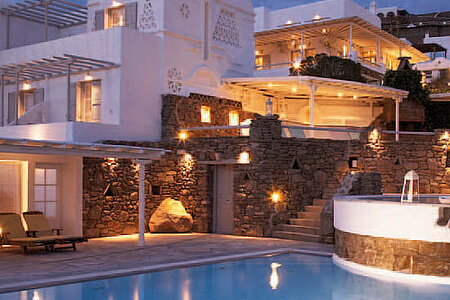Week-end à l'hôtel Porto Mykonos à Mykonos, Cyclades, Grèce