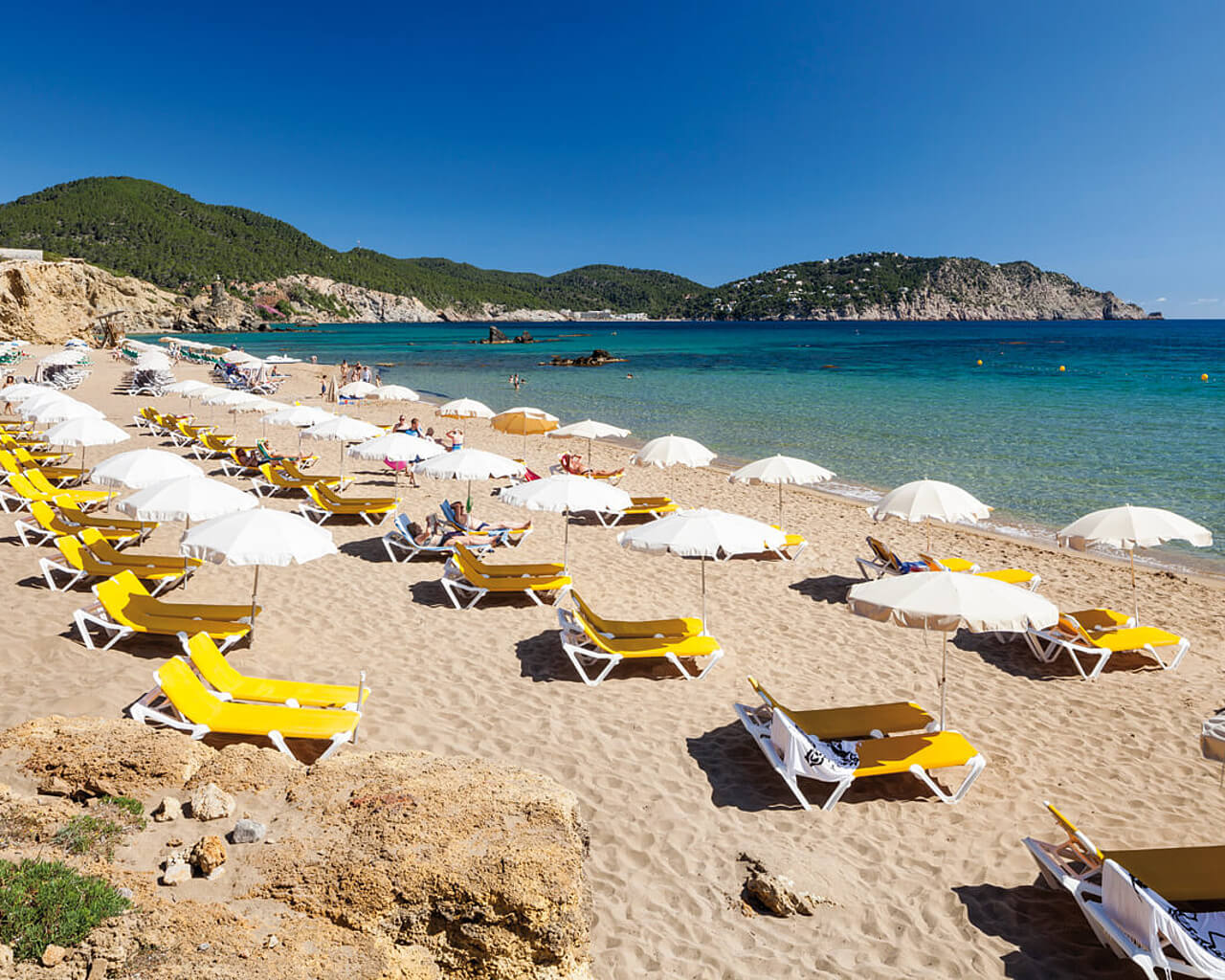 Playa Es Figueral, plage, Ibiza, Baléares