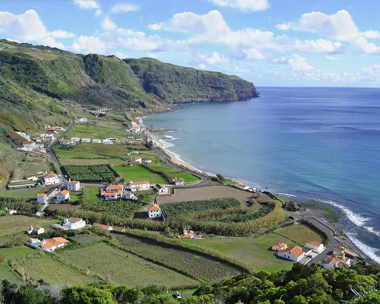 Açores, Santa Maria, Praia Formosa, plage