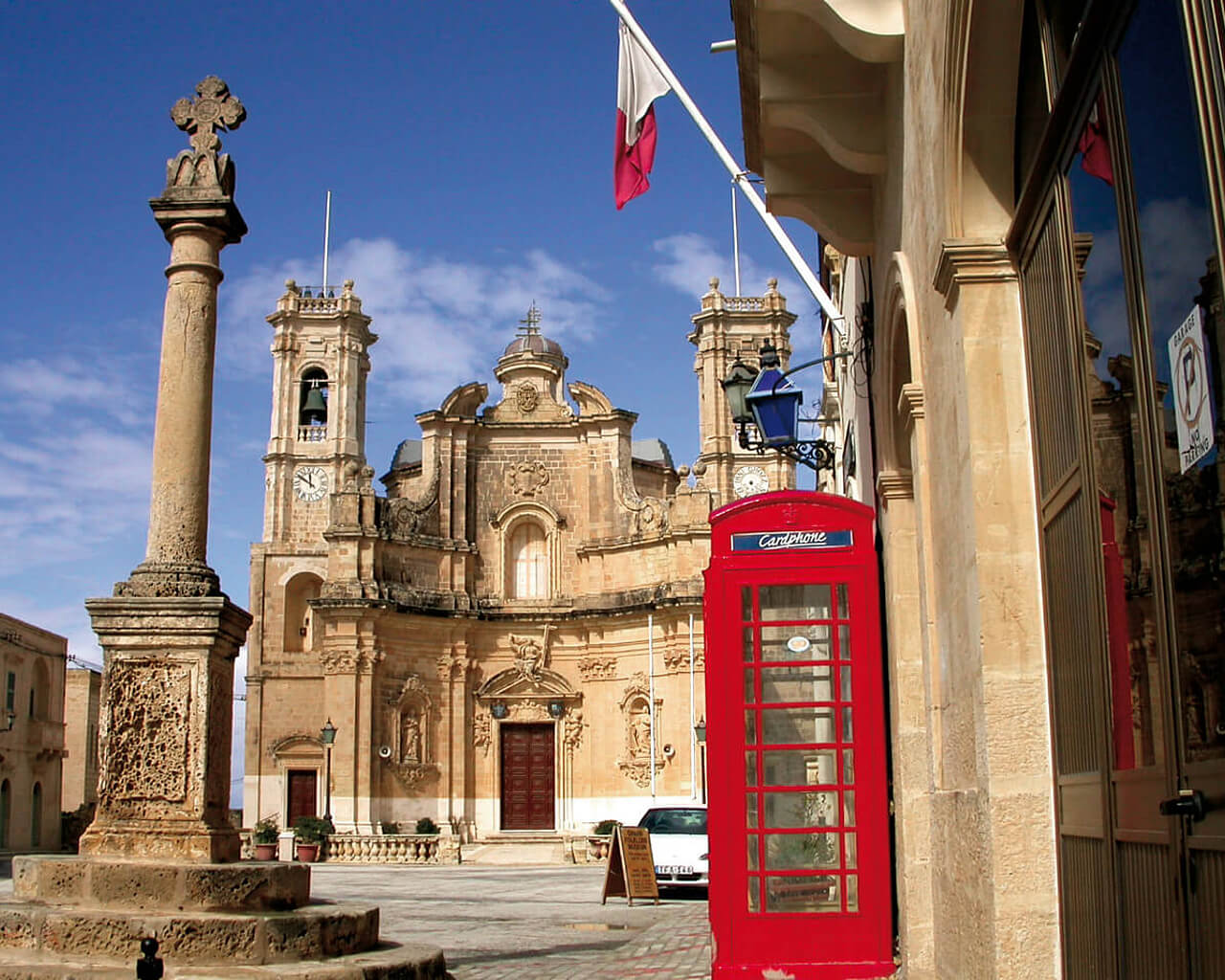 île de Gozo, Malte, village