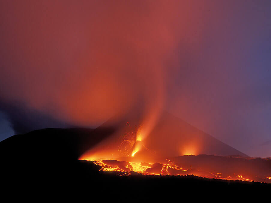 Voyages en Sicile, Volcans