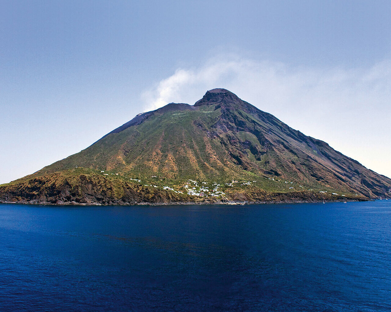 Vacances à Stromboli, îles éoliennes, Sicile, Italie