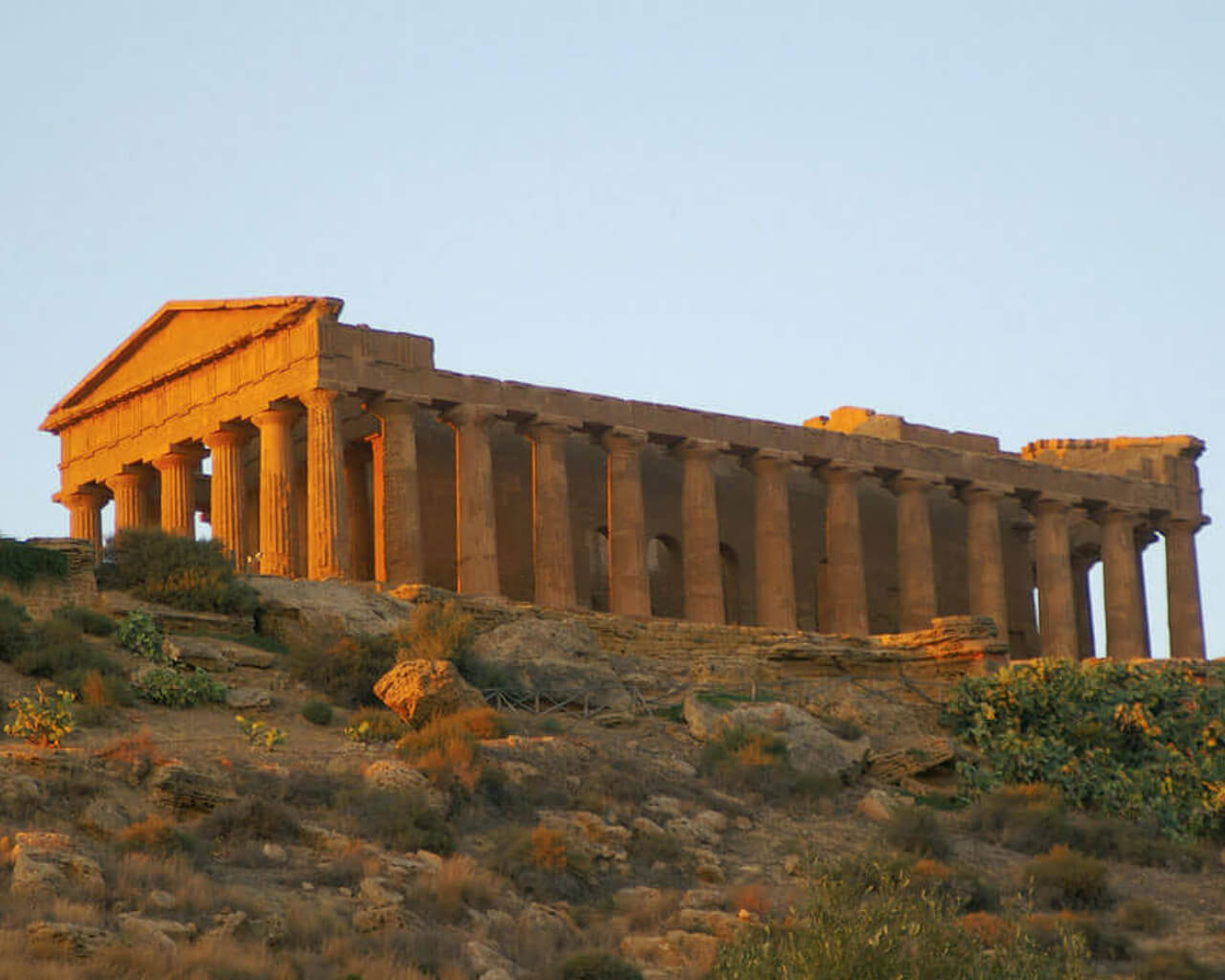 Circuits en Sicile, Agrigente, temple