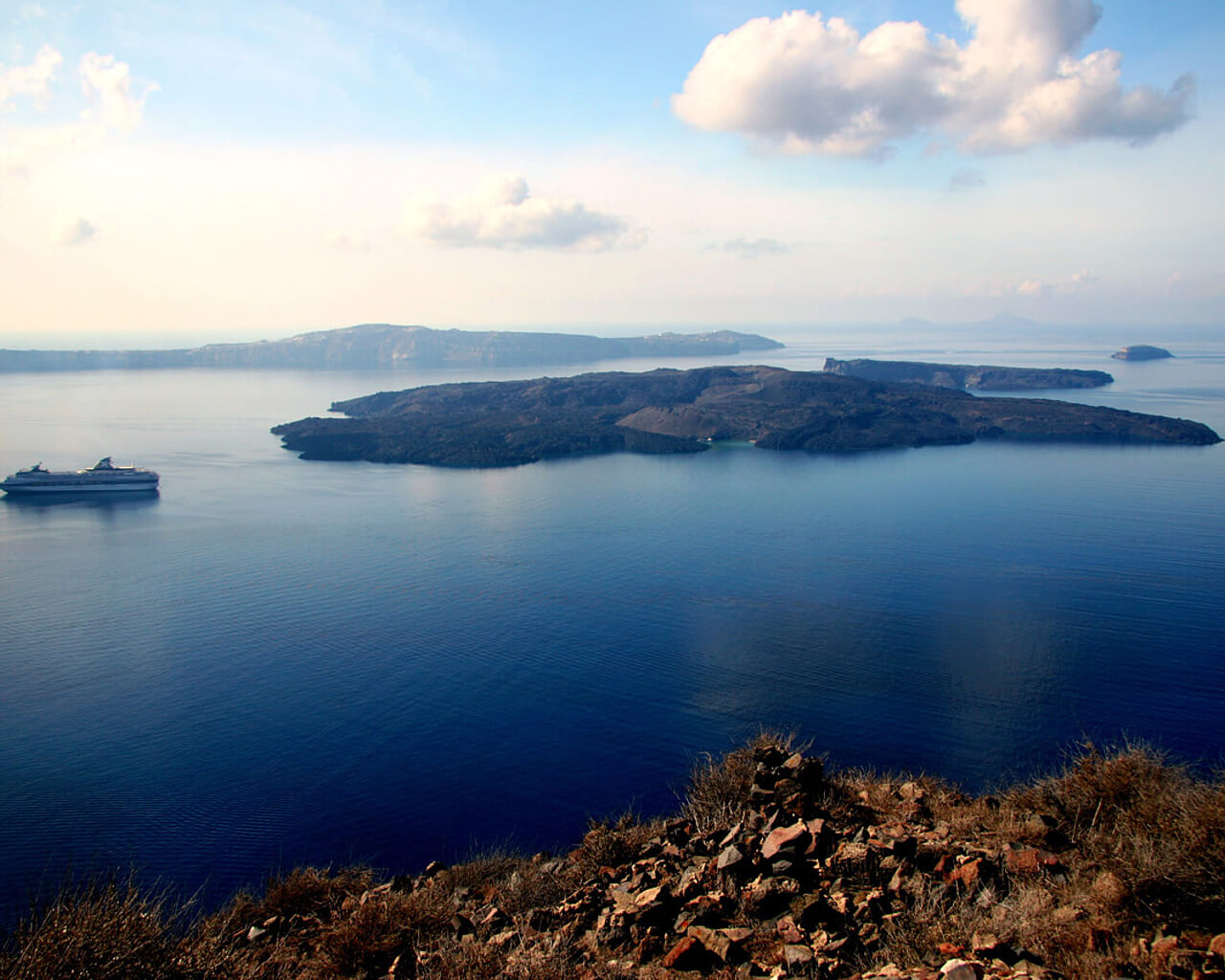 Circuits à Santorin, Cyclades, Grèce