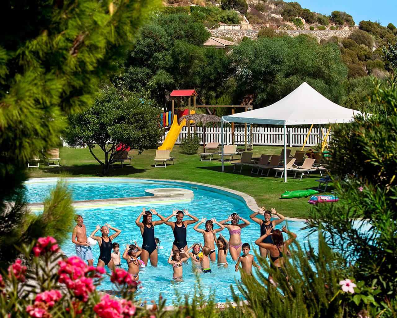 Chia Laguna Resort, club de vacances, Sardaigne