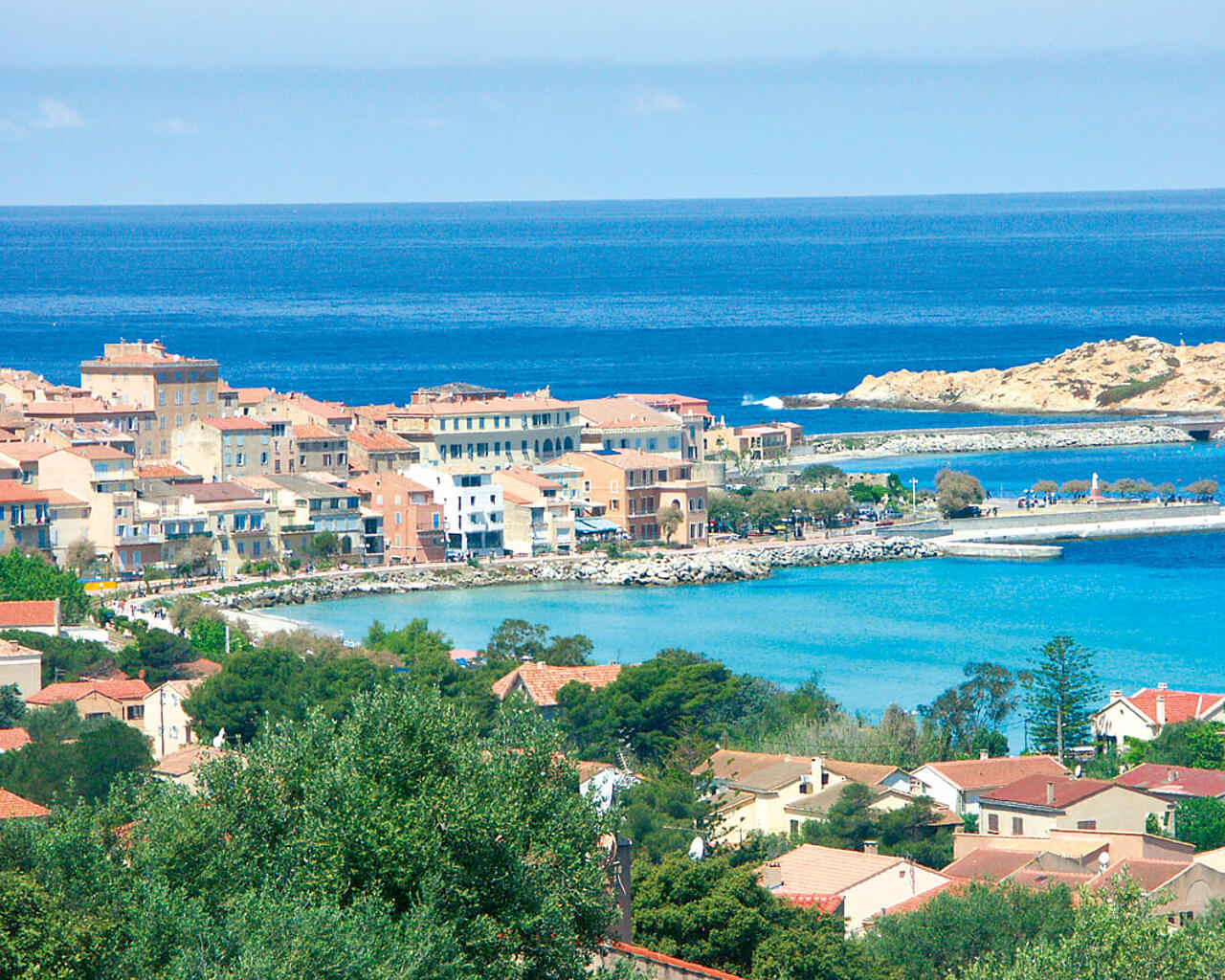 paysage, île rousse, corse